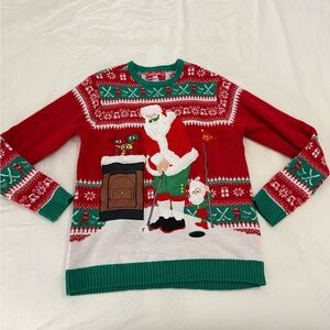Festive Red Santa Sweater